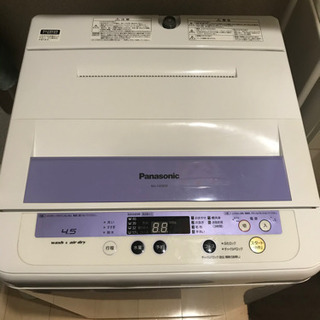 パナソニック 4.5キロ洗濯機 Panasonic