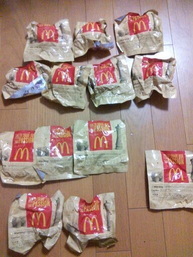 マクドナルドフードストラップ13個朝マックメニュー デーモン ベアード 平塚のフィギュアの中古あげます 譲ります ジモティーで不用品の処分