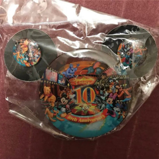 ディズニー Disney 10周年 ディズニーストア 缶バッチ ちっち プロフ必読 熊本のその他の中古あげます 譲ります ジモティーで不用品の処分