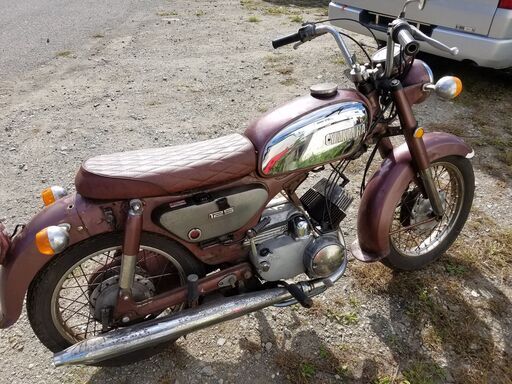 発送可 ヤマハ 125cc 動画有 レストアベース ビンテージ 旧車 交換下取り上取り可札幌 バレイズ 大麻のヤマハ の中古あげます 譲ります ジモティーで不用品の処分