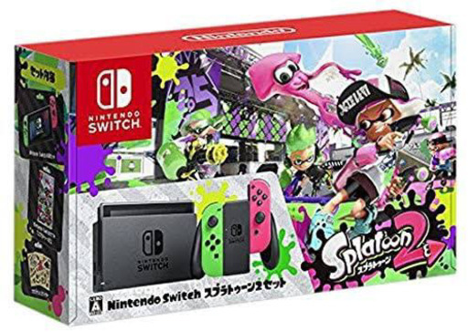 Switch 後期モデル 本体、プロコン純正、スプラトゥーン2ソフトセット