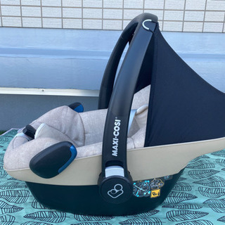 保留】マキシコシ 新生児パッド＋アダプター＋日除カバー付き