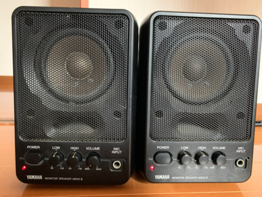 YAMAHA ヤマハ モニタースピーカー MS101Ⅱ 2個セット +おまけ
