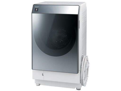 シャープ　ES-W112-SL　ドラム式洗濯乾燥機　洗濯機　左開き