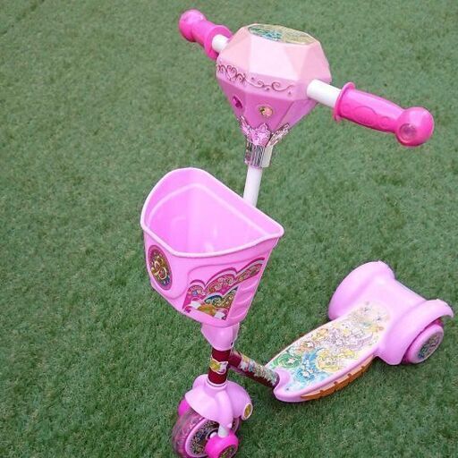 プリキュア ちゃりんくるスクーター キックボード ちゃた 八千代緑が丘のキッズ用品 その他 の中古あげます 譲ります ジモティーで不用品の処分
