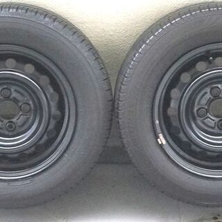 トヨタ純正14インチ 鉄ホイール ラジアルタイヤ付き175/70R14 トヨタ純正14インチ 鉄ホイール ラジアルタイヤ付き175⁄70R14 東京都の