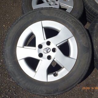 プリウスで使用 205/65R15 アルミホイール・ホイールキャップとナット20個