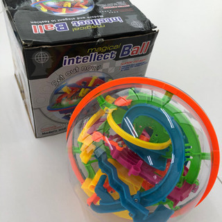 【在庫処分-新品·箱にキズ、凹みあり】3D立体パズル 迷路ボール