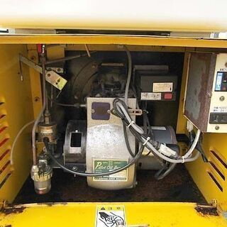 札幌市/清田区 新品タイヤ交換済!!石狩造機 融雪機 スノーメルター NSM1300 移動式 除雪 50Hz 動作品