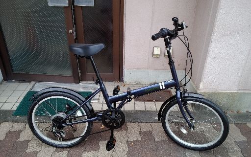 TAKEDA] foresta 20吋 折り畳み自転車 外装6段/ネイビーｘブラック 