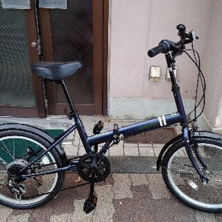 foresta 折りたたみ自転車 TAKEDA]foresta 20吋折り畳み自転車 外装6段/ネイビーxブラック