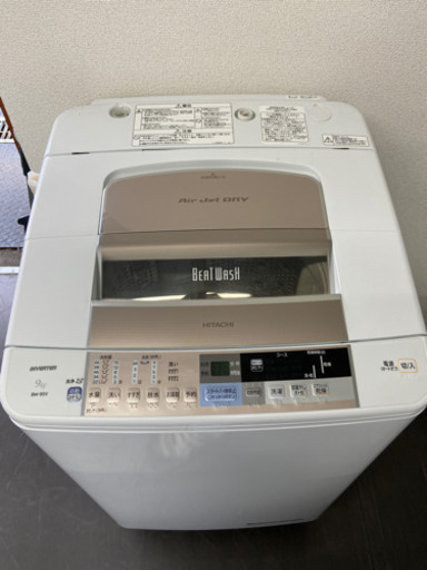 激安 大型 9.0キロ‼️HITACHI Beat Wash洗濯機BW-9SV