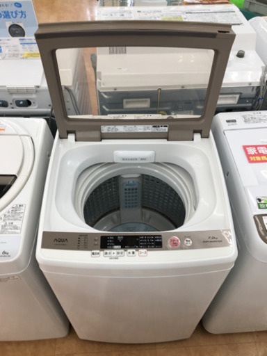 【トレファク摂津店】AQUA（アクア）の7.0kg全自動洗濯機入荷しました！！ トレファク摂津店】AQUA（アクア）の全自動洗濯機7.0㎏の2019年製が