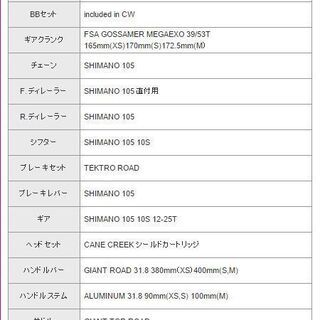 2008 GIANT TCR 430(XS) 中古ですが問題なく走ります。ブレーキ