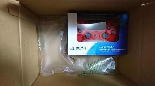 ワイヤレスPS4 ワイヤレスコントローラー DUALSHOCK4 プレステ マグマ・レッド  PS4 コントローラー 純正  デュアルショック4 マグマ・レッド
