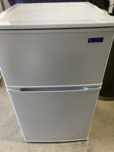 YAMADA 90L 2ドア 冷凍冷蔵庫 YRZ-C09G1 2019年製