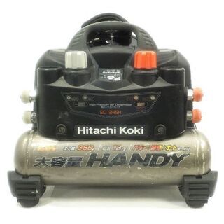 N0629B] 日立工機 高圧エアコンプレッサ EC1245H さわモデル 動作品 