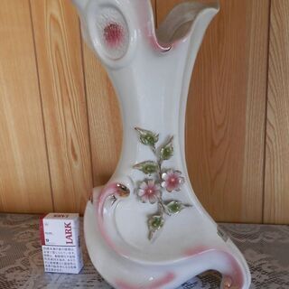 イタリア製　アンティーク　陶器花瓶