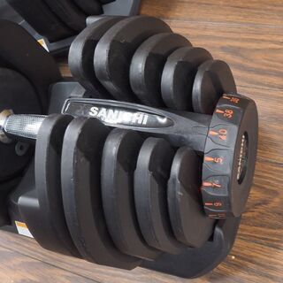 札幌 引き取り歓迎  SANICHI 可変式ダンベル 5～40kg  ペアセット 筋トレ・ダイエット