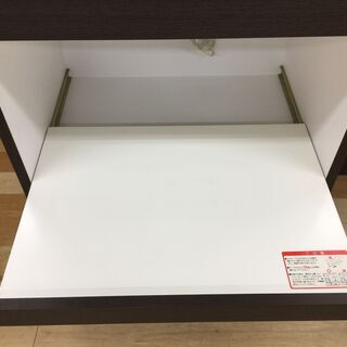 2枚扉レンジボード スリム ブラウン 【トレファク岸和田店】
