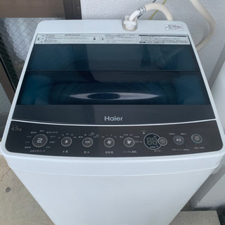 【お取引先決定】2018年製✨洗濯機4.5kg
