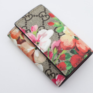 《GUCCI/GGブルームス 6連キーケース》 Sランク 未使用品 極美品 花柄