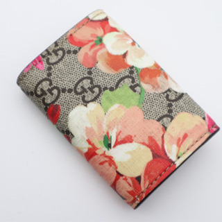 《GUCCI/GGブルームス 6連キーケース》 Sランク 未使用品 極美品 花柄
