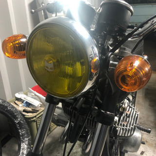 レストア途中　マッハ500ss  h1A  フロントダブルディスク化にも出来ます。