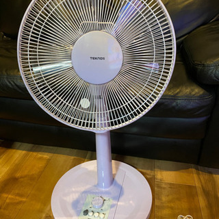 中古】TEKNOS 省スペースタワー扇風機 リモコン