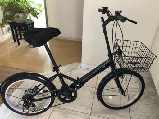 6段ギヤ切り替え　美品1度使用　折り畳み自転車　サドルクッションカバー　収納バック付き