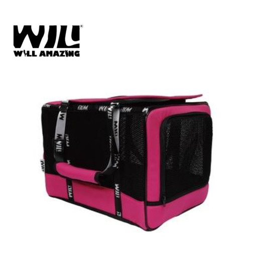 WILLAMAZING　台湾製　小型サイズペット用 キャリーバッグ　WB-02　ﾋﾟﾝｸ