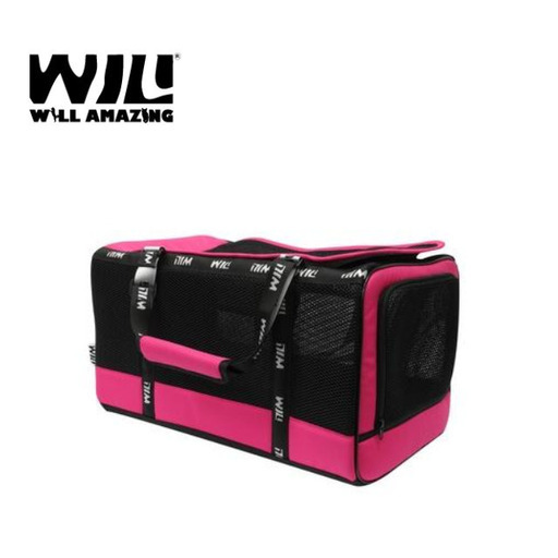 WILLAMAZING　台湾製　胴長・複数飼いペットキャリーバッグ　WB-03　ﾋﾟﾝｸ
