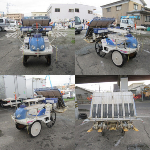 イセキ 4条植え 田植機 PQ4DUF 施肥機 8.8馬力