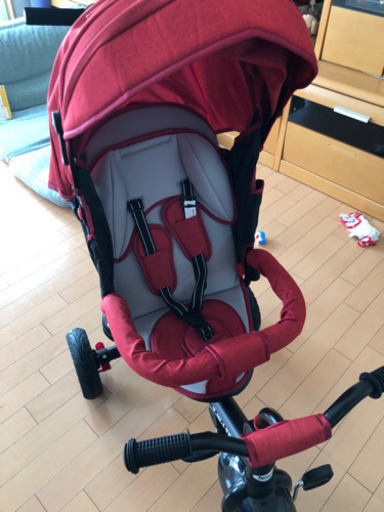 Besrey 三輪車 乗用玩具ベビーカー 子供三輪車 一台で多役 幼児用トライク9ヶ月から6歳まで使える 乗り物 サンシェード