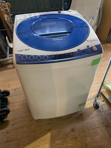 JH00982/Panasonic/全自動洗濯機/8.0kg/2013年製