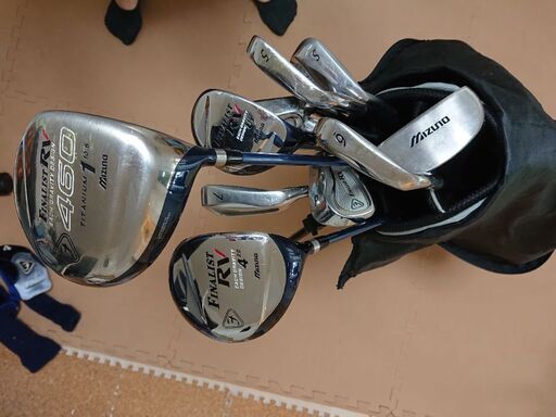 ミズノ ゴルフクラブセット ミニキャリーバッグ付 よし 市川のゴルフの中古あげます 譲ります ジモティーで不用品の処分