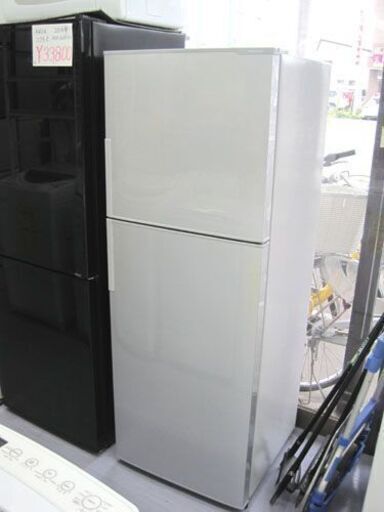 2ドア冷蔵庫 225リットル 2016年製 シャープ SJ-23A-S シルバー 200L