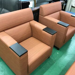 愛品館八千代店】業務用 未使用 応接ソファ3点セット【愛八