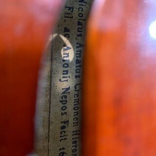 (交渉中)バイオリン Nicolaus Amatug Cremonen Hieronymi Fil.ac Antonij Nepos Fecit 1635 ジャンク 交渉中)バイオリン Nicolaus Amatug Cremonen Hieronymi Fil.ac