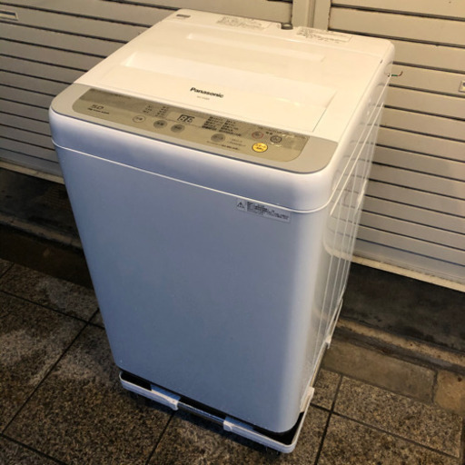 #4181 Panasonic 全自動洗濯機 5kg NA-F50B9-S 8550円