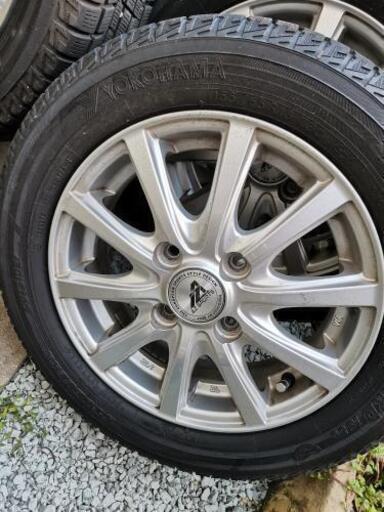 スタッドレス　タイヤ・ホイール4本セット　155/65 R13