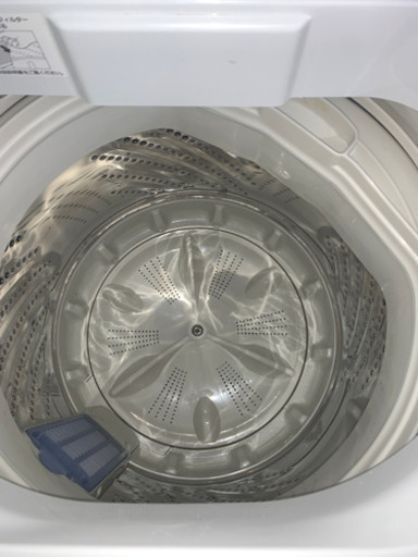 Panasonic 6キロ　全自動洗濯機　2015年製　中古　風呂水ホース付属　美品
