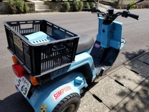 ジャイロX 2人乗りOK!