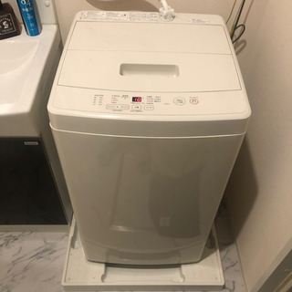 無印　洗濯機　2019年製　1年のみ使用　引き取りのみ