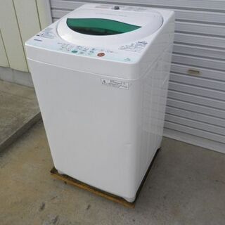 東芝 全自動洗濯機 ５㎏ ピュアホワイト AW-605 ２０１２...