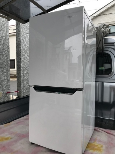 2017年製ハイセンス白130L冷凍冷蔵庫。千葉県内配送無料。設置無料。