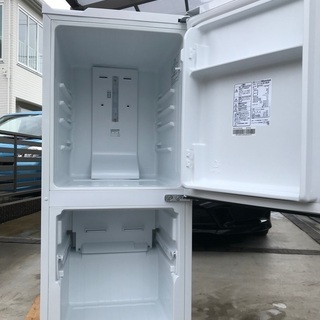 キッチン家電 2017年製ハイセンス白130L冷凍冷蔵庫。千葉県内配送無料 