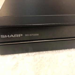 【他サイトにて売れました】2018年製SHARP AQUOS BD/DVD/HDレコーダー31000円でお譲りします