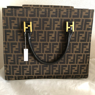 鑑定済正規品　未使用　FENDI トートバッグ　ズッカ　希少　レア　