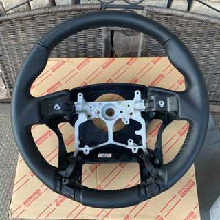 トヨタ ランドクルーザープラド150中期 純正 ステアリング ハンドル本革
